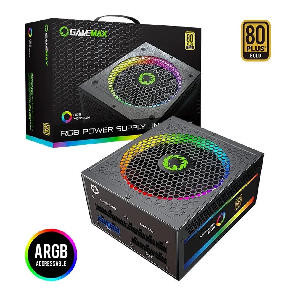 GameMax RGB 550W Power Supply GX-RGB-550 - Image 4