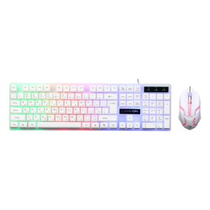 GameOn Dominion Series 2-in-1 Gaming Combo GO21KM-W