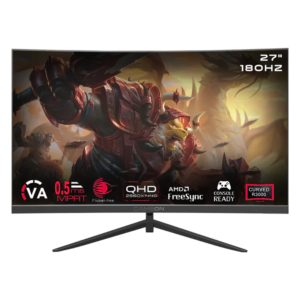 GameOn 27″ QHD 180Hz Curved Gaming Monitor GOC27Q180VA