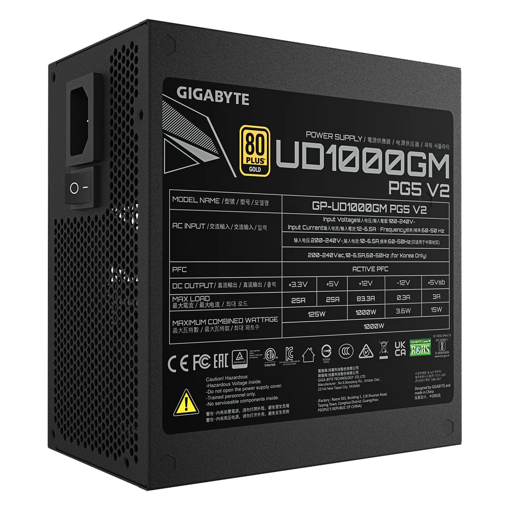 GIGABYTE GP-UD1000GM-PG5-V2 power supply - Image 6