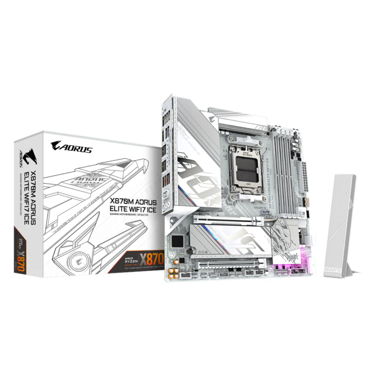 GIGABYTE X870M-A-ELITE-WF7-ICE motherboard