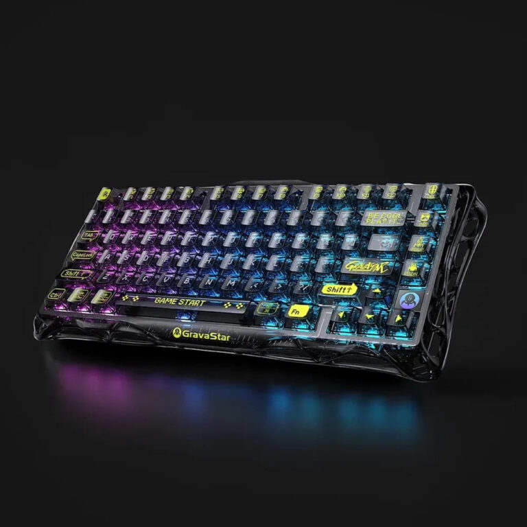 GravaStar GS-K1LITE-XTAL-BLK-AR keyboard
