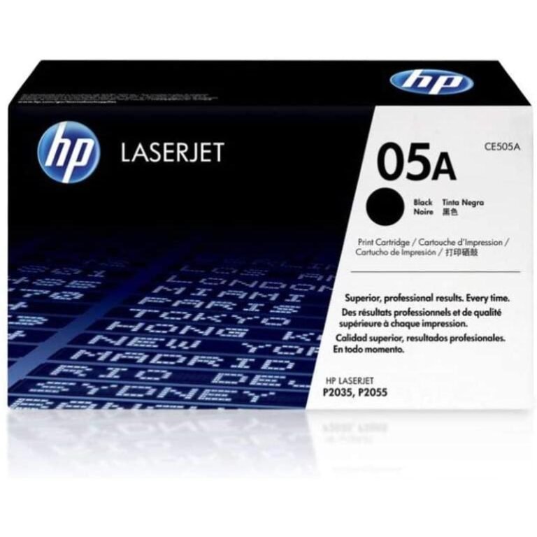 HP 05A Original Toner Cartridge – Black | CE505A