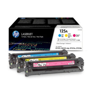 HP 125A 3-Pack Original Colour Toner Cartridge | CF373AM