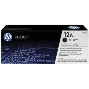 HP 12A Original Toner Cartridge – Black | Q2612A