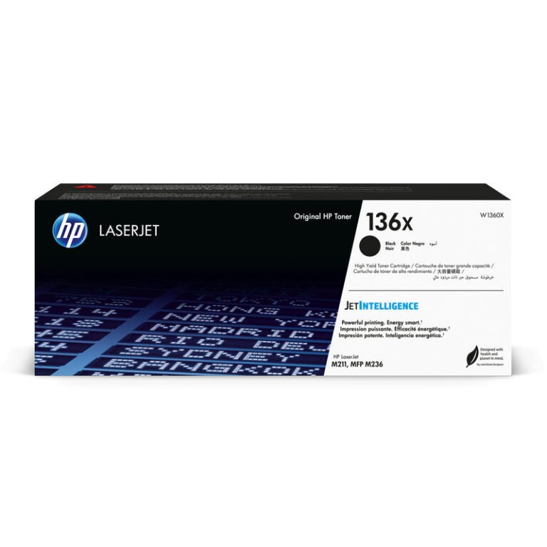 HP 136X Original Toner Cartridge – Black | W1360X