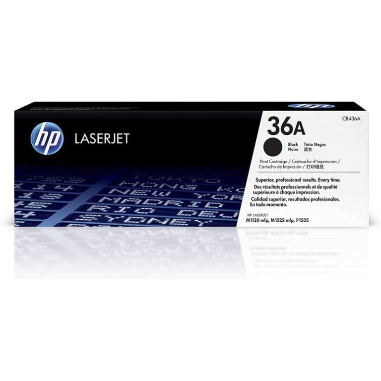 HP 36A Original Toner Cartridge – Black | CB436A