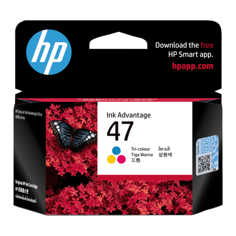 HP 47 Black and Tri-Colour Original Ink Cartridge