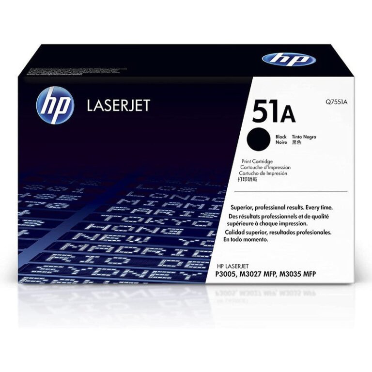 HP 51A Original Toner Cartridge – Black | Q7551A