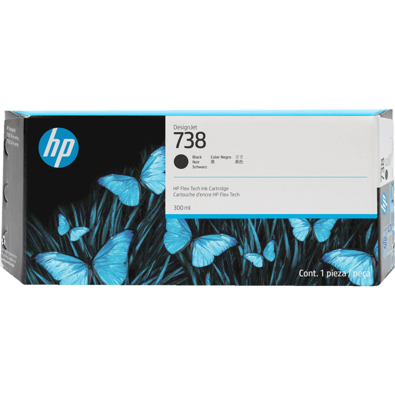 HP 738 (300 ml) DesignJet Original Ink Cartridge - Image 4