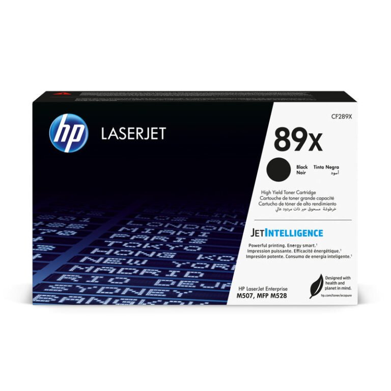 HP 89X Original Toner Cartridge – Black | CF289X