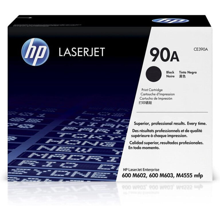 HP 90A Original Toner Cartridge – Black | CE390A