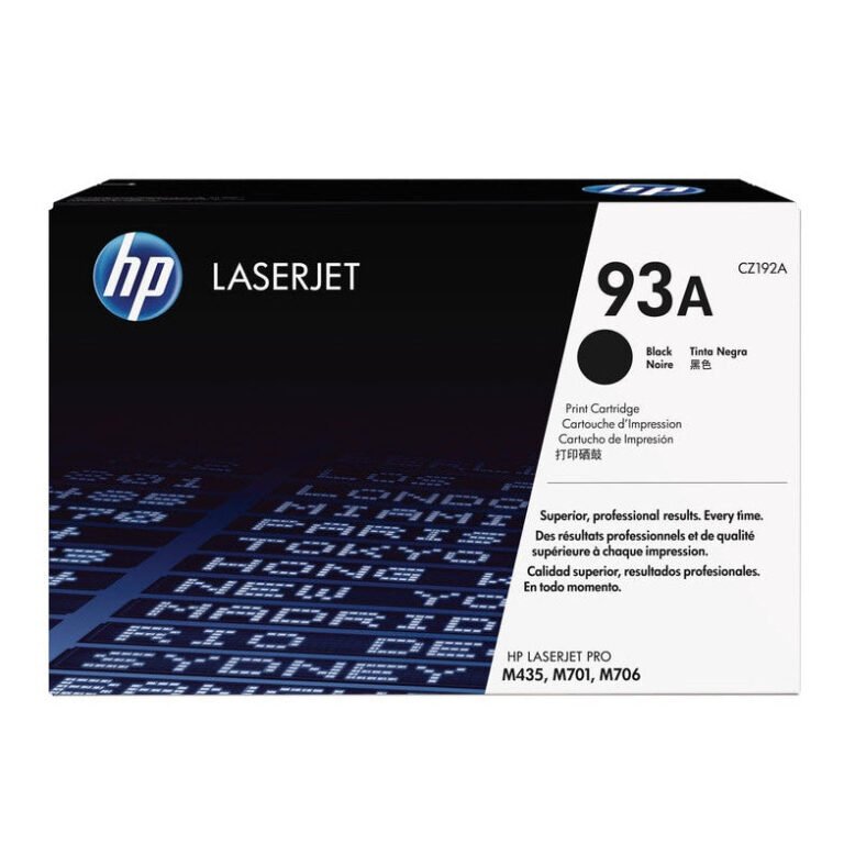 HP 93A Original Toner Cartridge – Black | CZ192A