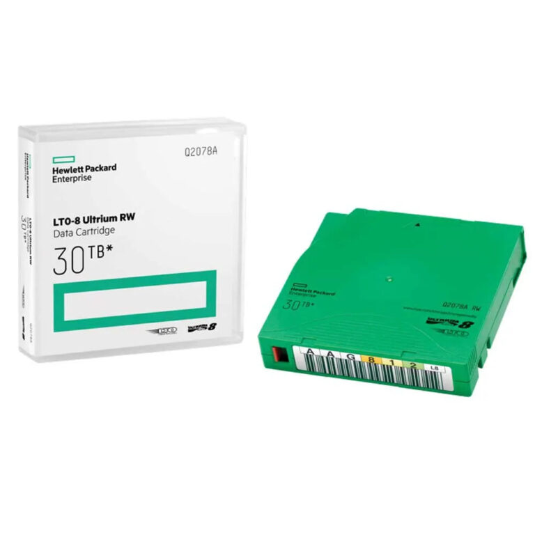 HPE LTO-8 Ultrium Data Cartridge, 12TB Native / 30TB Compressed