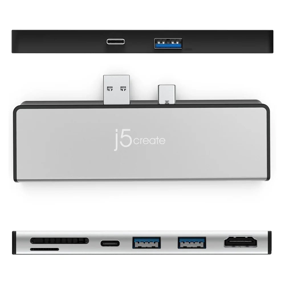 J5Create UltraDrive Mini Dock for Surface Pro 7 JCD324S - Image 2