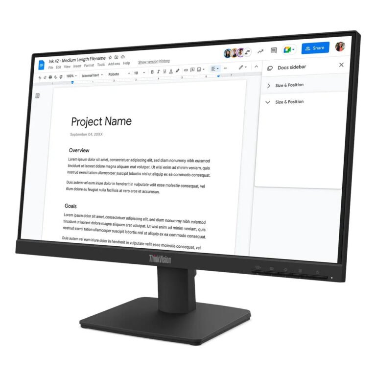 Lenovo ThinkVision S22e-40 Monitor 64CBKAT6UK
