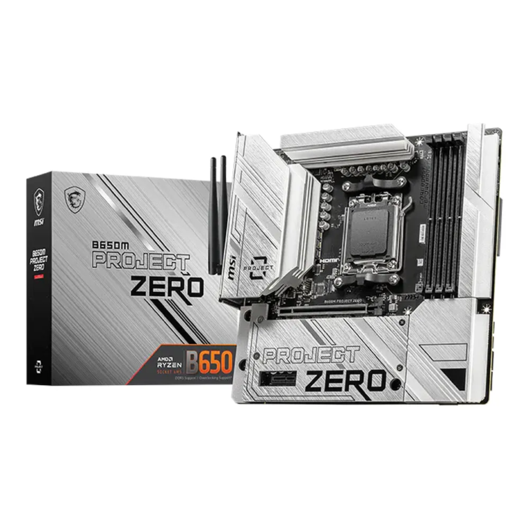 MSI B650M PROJECT ZERO Gaming Motherboard 911-7E09-003