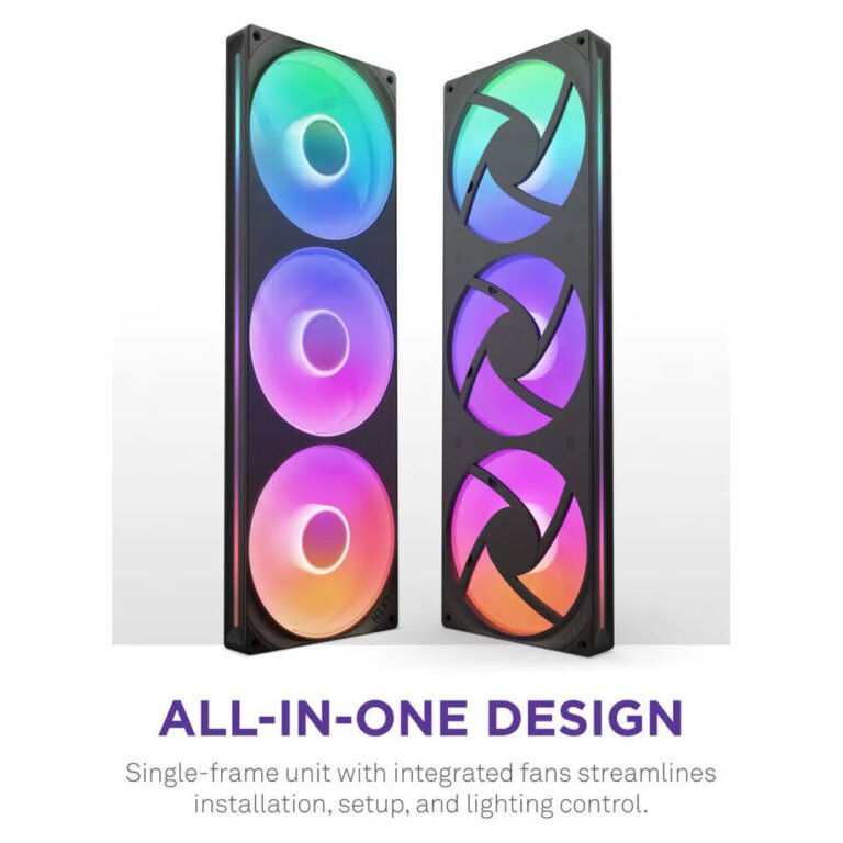 NZXT F420 RGB Core Single-Frame RGB Fan Unit RF-U42HF-B1