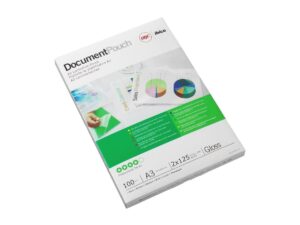 GBC Laminating Pouch Gloss A3 – 426 x 303, 125 x 2 Micron, Pack of 100 [3200725]