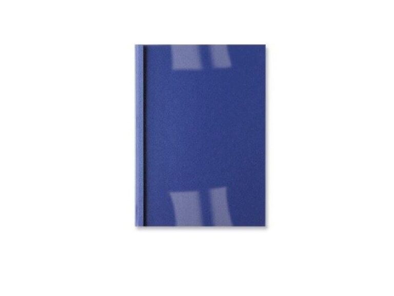 GBC LeatherGrain Thermal Binding Covers, 1.5mm, Royal Blue [Box of 100]