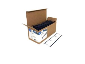 GBC VeloBind Binding Strips (1″) 25mm , 4 Pin [Pack of 100] Black
