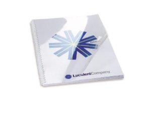 GBC PVC HiClear Binding Cover, Transparent, 180Mic, A4, [Pack of 100]
