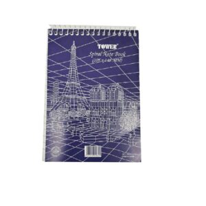 FIS Tower Notebook, Top Spiral Pad, A6 (FSNB105148SB)