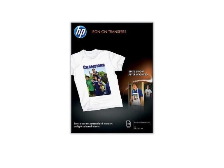 HP Iron-on Transfers A4, 12 Sheets-Pack (C6050A)