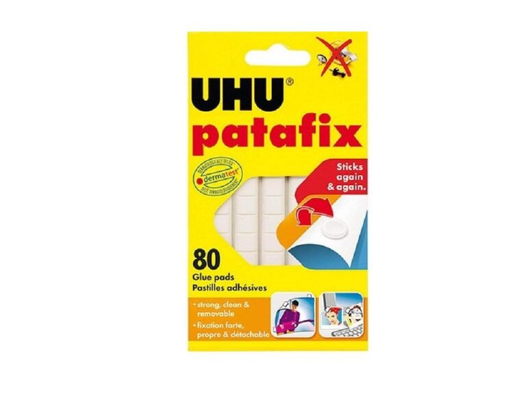 UHU Patafix Glue Pads, Pack of 80 – White