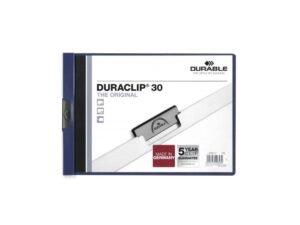 Durable Duraclip 30 Landscape A4, Dark Blue