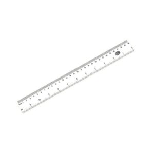 FIS Plastic Ruler 12″ – 30cm
