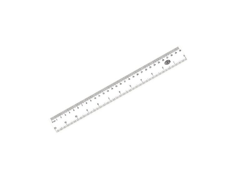 FIS Plastic Ruler 12″ – 30cm