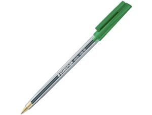 Staedtler Stick 430 Ballpoint Pen Medium, 10/box, Green