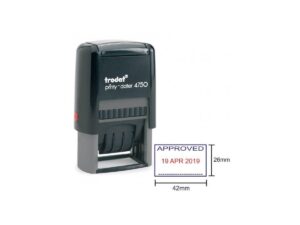 Trodat Printy 4750 Self Inking Dater Stamp “APPROVED”