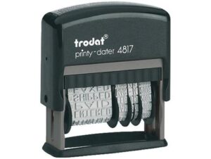Trodat 4817 Date Stamp with 12 Changeable Messages