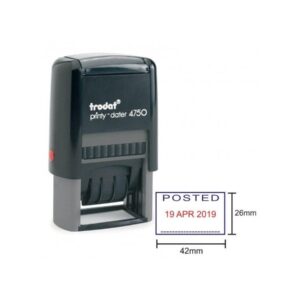 Trodat Printy 4750 Self Inking Dater Stamp “POSTED”