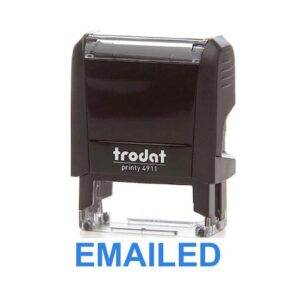 Trodat Printy 4911 Stamp “EMAILED” Blue