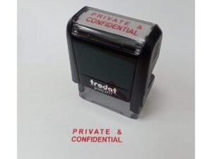Trodat Printy 4911 Stamp ” Private & Confidential” Red