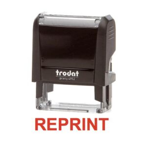 Trodat Printy 4912 Stamp “REPRINT” – Red