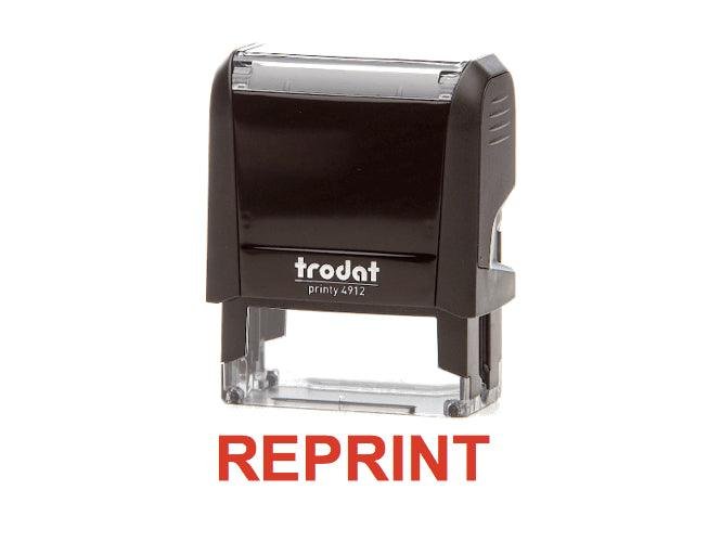 Trodat Printy 4912 Stamp “REPRINT” – Red