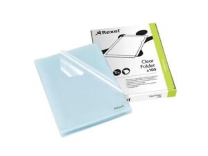 Rexel CKF/A4 12215 Cut Flush Folder Embossed PK/100