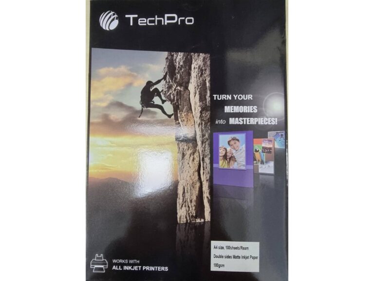 TechPro Superior Inkjet Matt Paper A4 180gsm 100Sheets