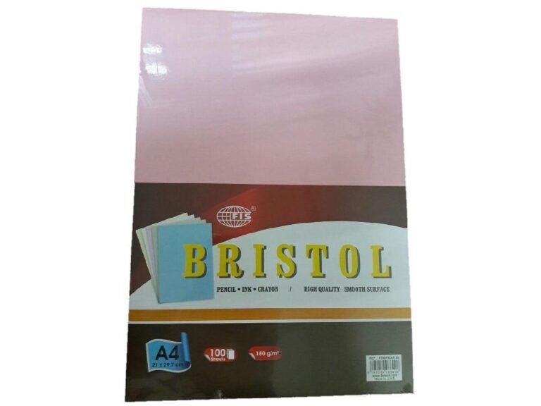 FIS Bristol Paper 180gsm, A4 Size, 100Sheets-pack