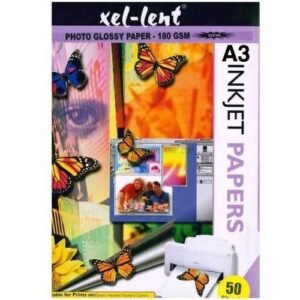 Xel-lent Glossy Photo Paper A3 180gsm 50pcs-pack