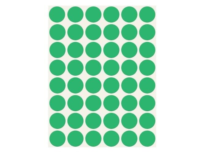 Avery Marking Labels Dots, 18 mm, Green, 1056 pcs/pack - Image 2