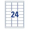 Avery L6141-20 Extra-Strong Adhesive TripleBond Labels, 24 Labels Per A4 Sheet - Thumbnail Image 3