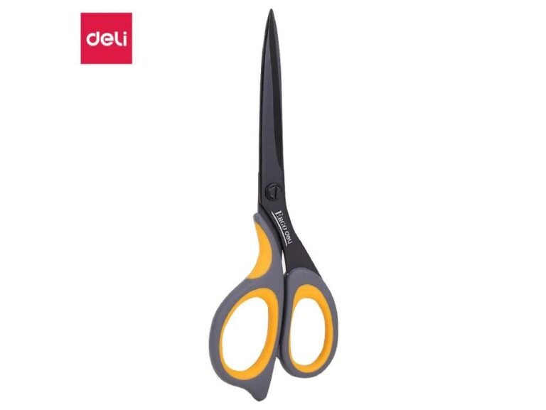 Deli (E77757) 8.14″ Soft-Touch Home Office Craft Cutting Scissors