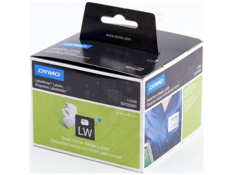 Dymo (11356) Name Badge Labels 89 x 41mm, [300 Labels/Roll]