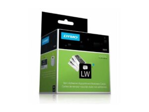 DYMO (30374) Appointment-Name Badge Cards, White, 51 x 89 mm, [300 Cards/Roll]