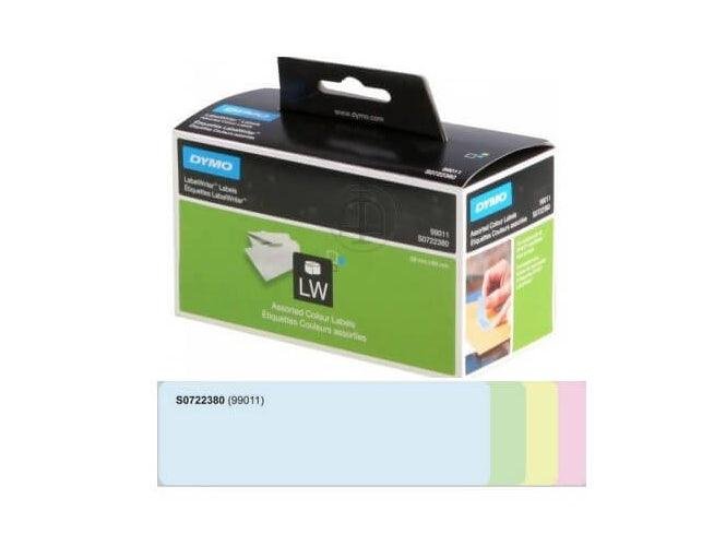 Dymo 99011 Coloured Labels 89mm x 28mm [ 4 x 130]